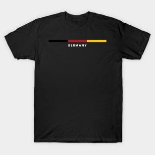 German Tricolor Ensign Striped Colors T-Shirt
